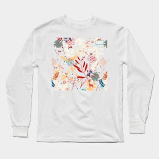 Flora vector (5) Long Sleeve T-Shirt